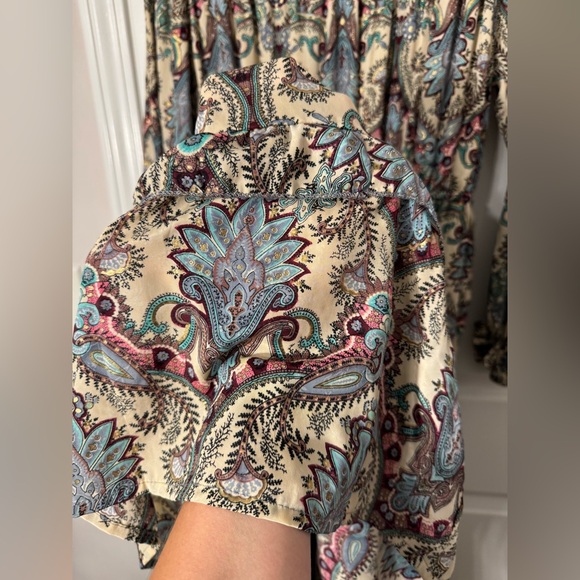 PAANI Tiered Maxi Dress Size Large - Picture 6 of 12